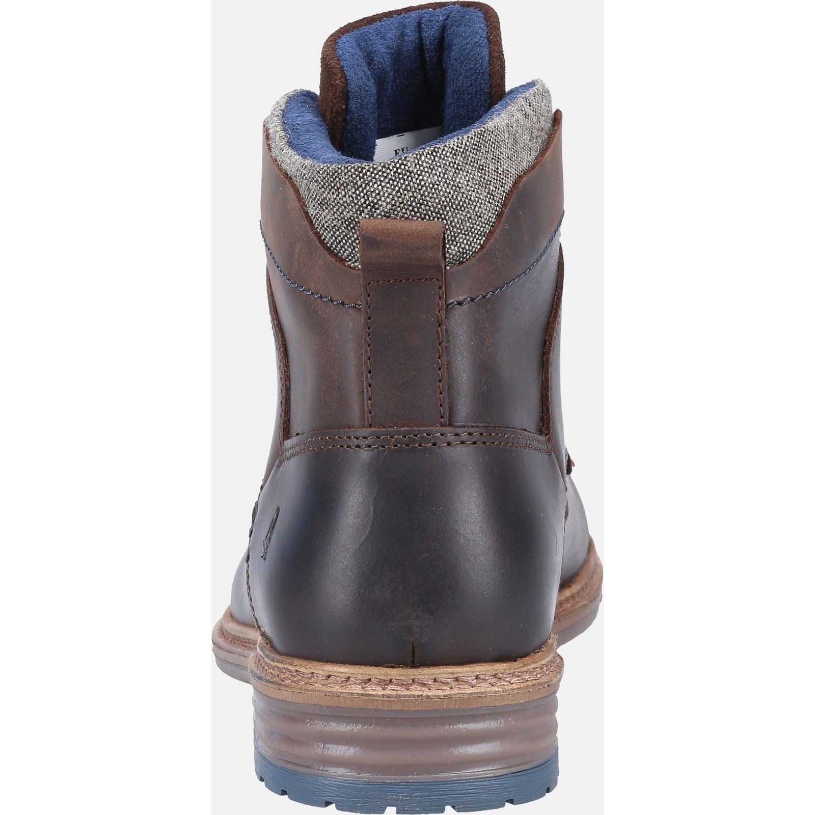 Hush Puppies Joel Bottes En Cuir Marron Pour Hommes