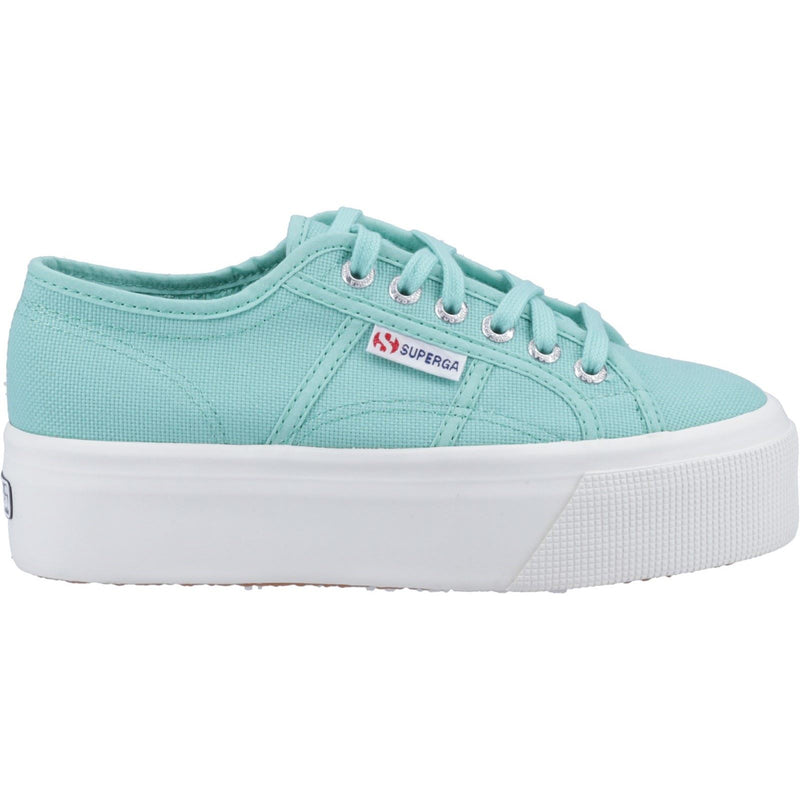 Superga 2790 Linea Up And Down Baskets Aquatiques Pour Femmes En Coton 100% Vert