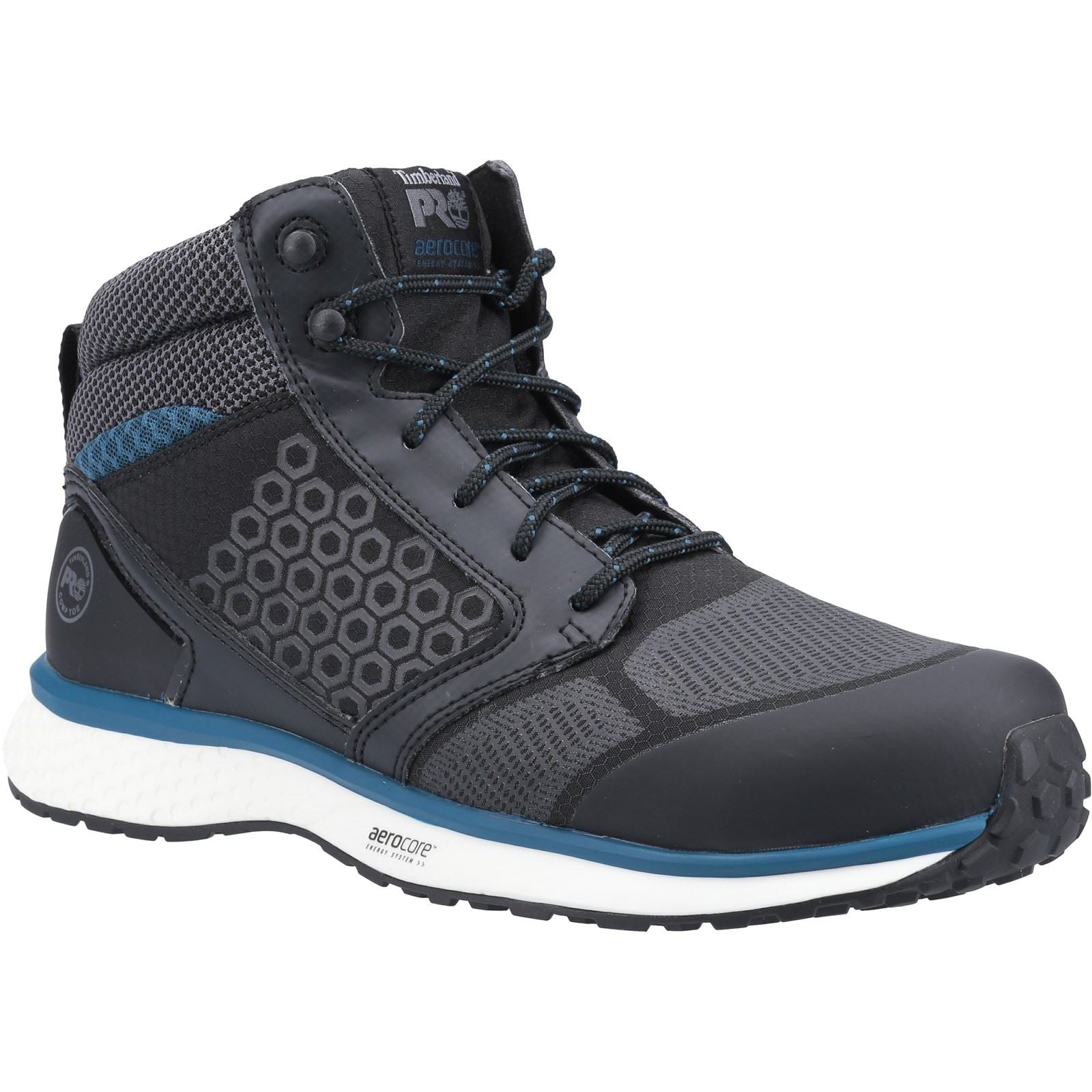 Timberland Pro  Bottes De Sécurité Reaxion Mid Synthétiques Noires/Bleues
