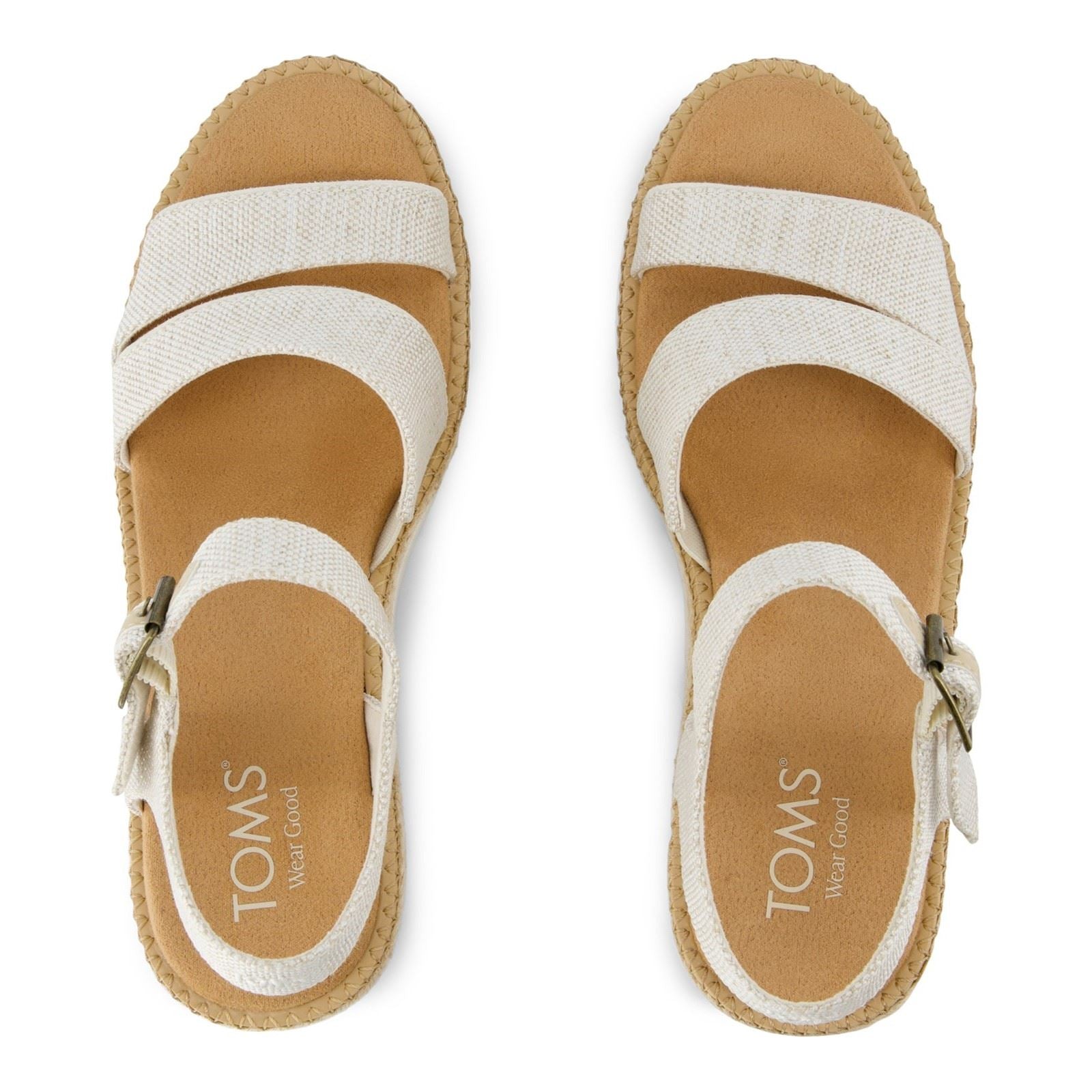 TOMS Darya Sandales Pour Femmes En Nylon Couleur Naturelle