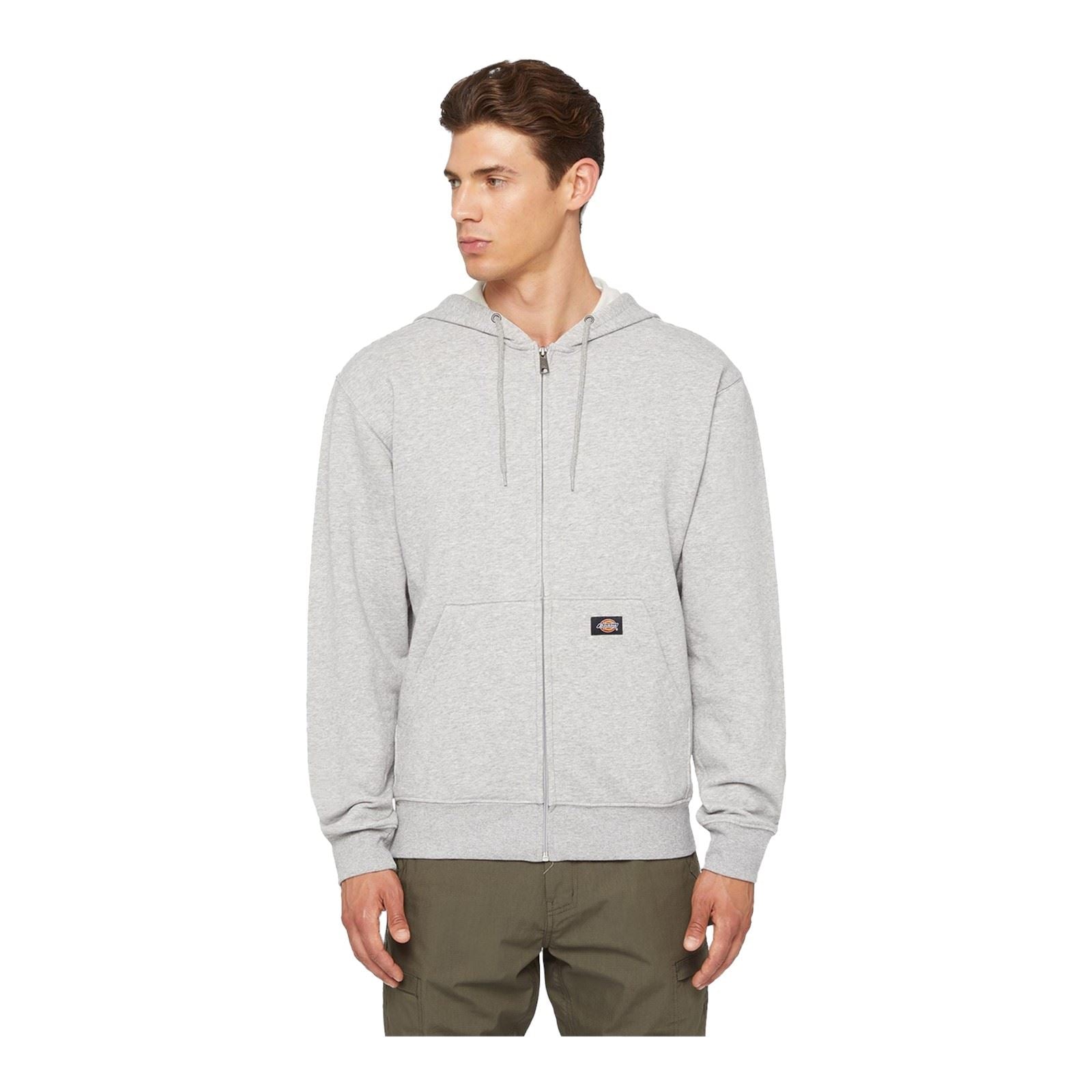 Dickies Everyday Fleece Zip Hoodie Veste En Polaire Grise Pour Homme