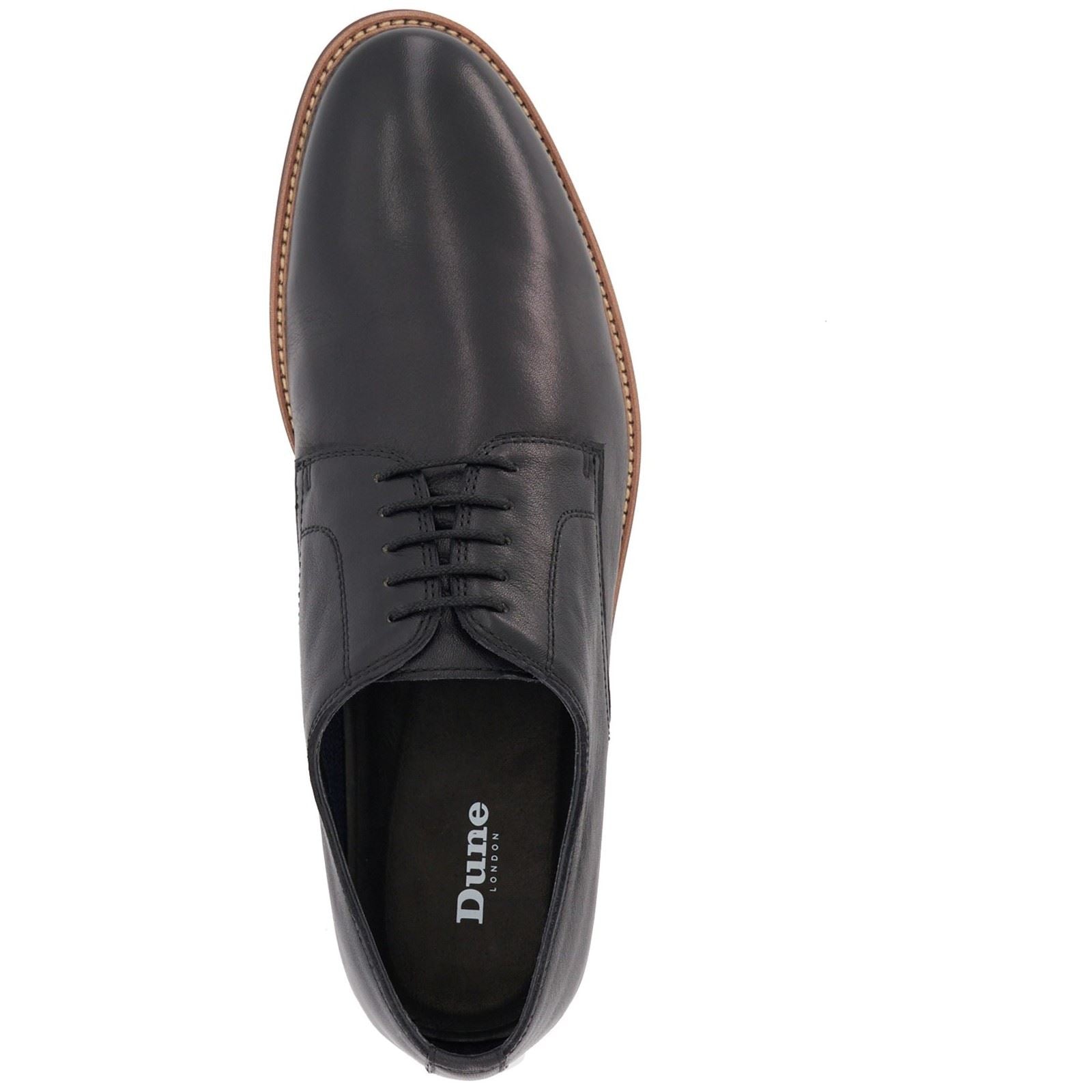 Dune Stanley Chaussures Oxford En Cuir Pour Hommes Noires