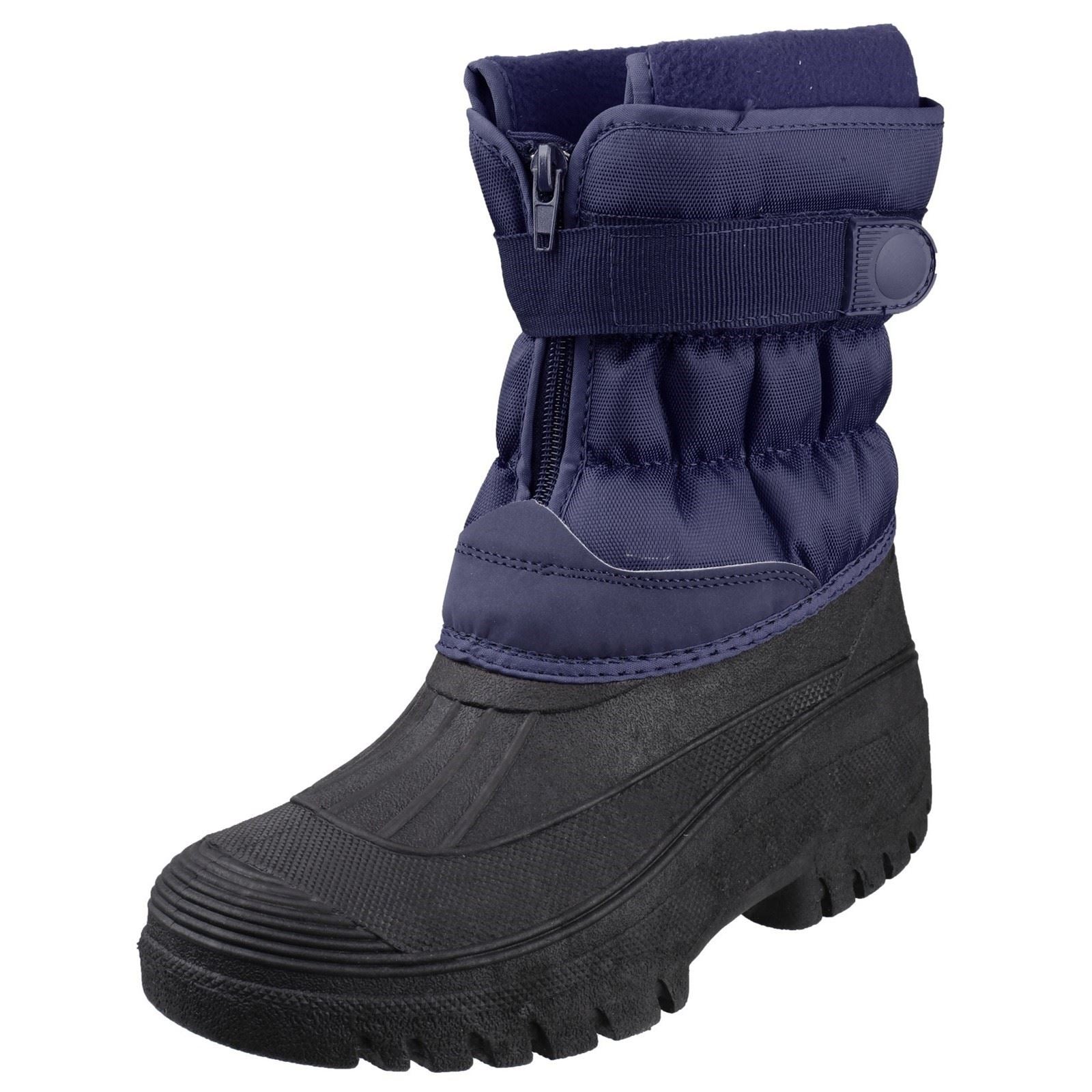 Cotswold Chase Bottes En Caoutchouc Marine En Tissu