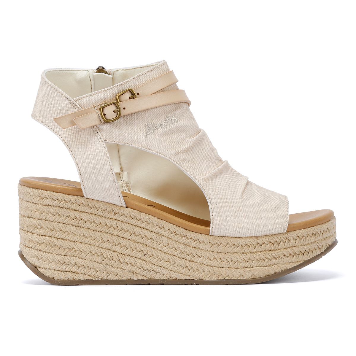 Blowfish Malibu Lacey Bone Sandales En Textile Denim Pour Femme