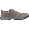 Hush Puppies Jasper Chaussures Mocassins En Nubuck Gris Pour Hommes