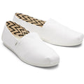 TOMS Alpargata Espadrilles Blanches Pour Hommes En 100% Coton
