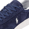 Ralph Lauren Bedford Baskets En Daim Bleu