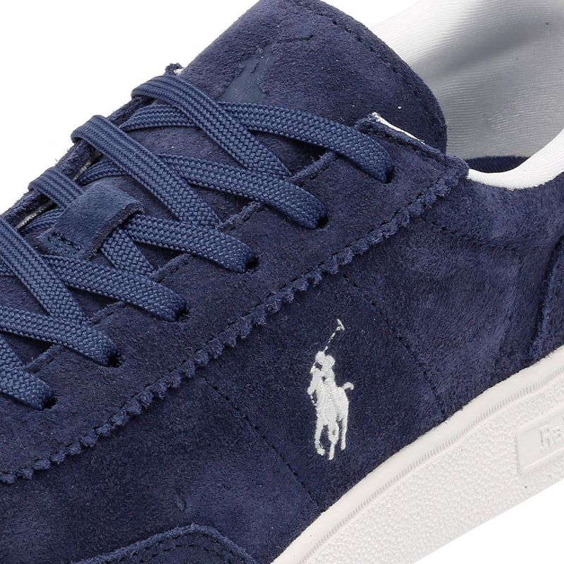 Ralph Lauren Bedford Baskets En Daim Bleu