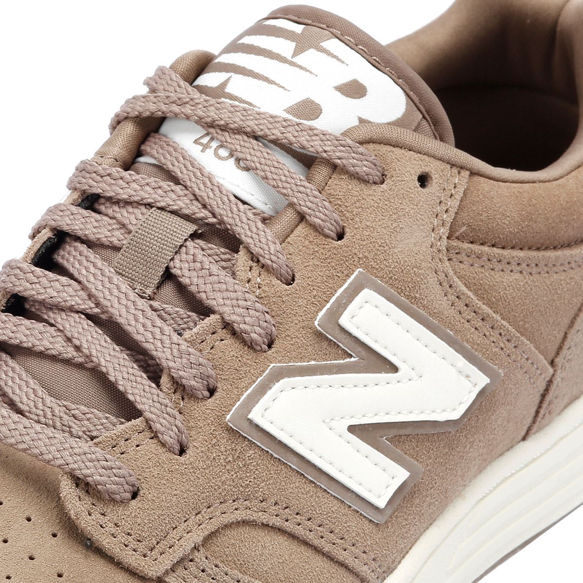 New Balance 480 Baskets en cuir champignon
