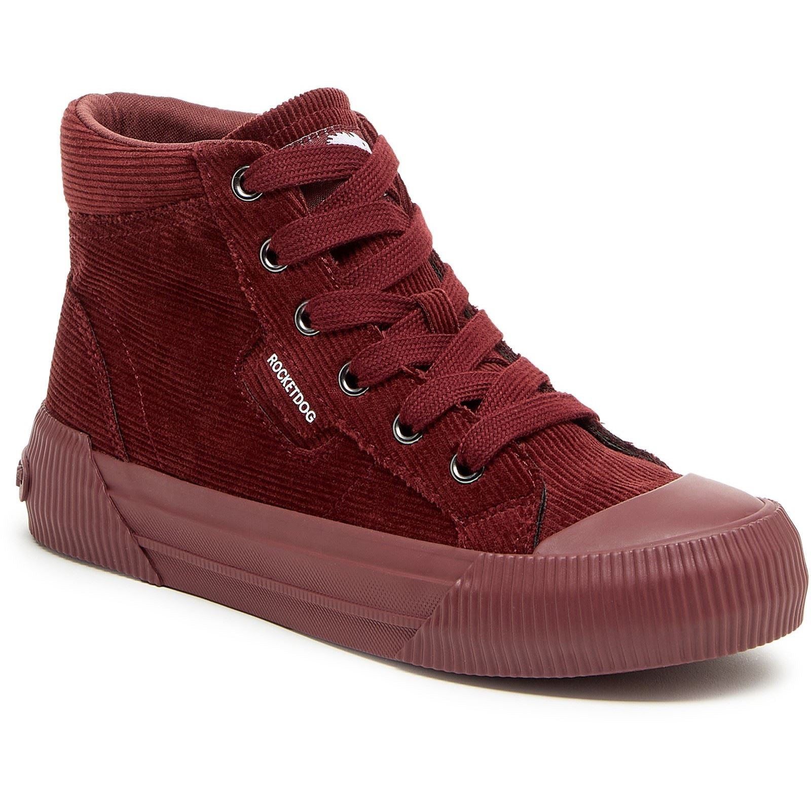 Rocket Dog Cheery Hi Baskets Bordeaux En Velours Côtelé Pour Femmes