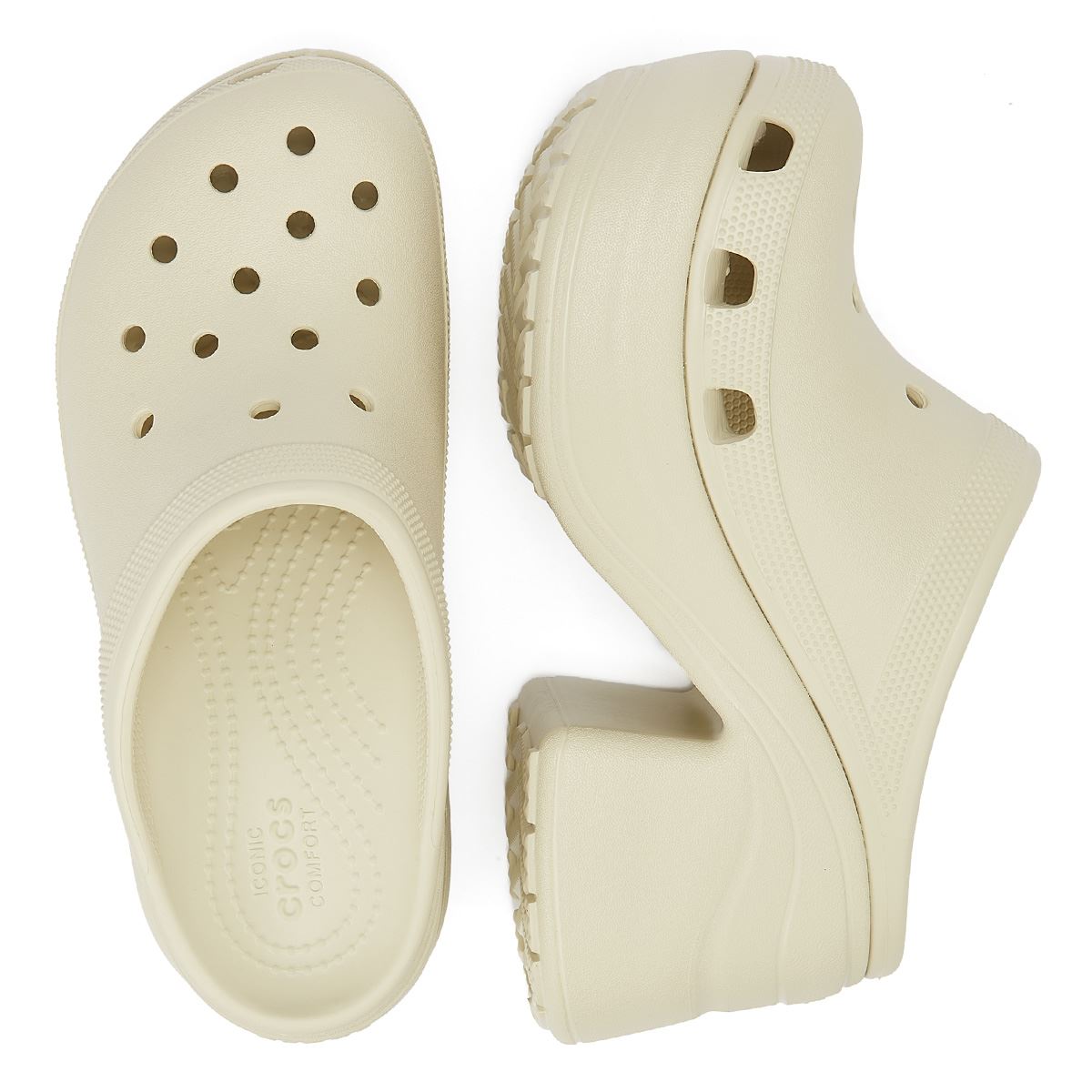 Sandales blanches Crocs Siren Clog pour femmes