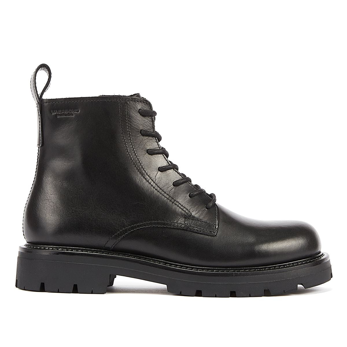 Vagabond Bottes Noires À Lacets Pour Homme Cameron