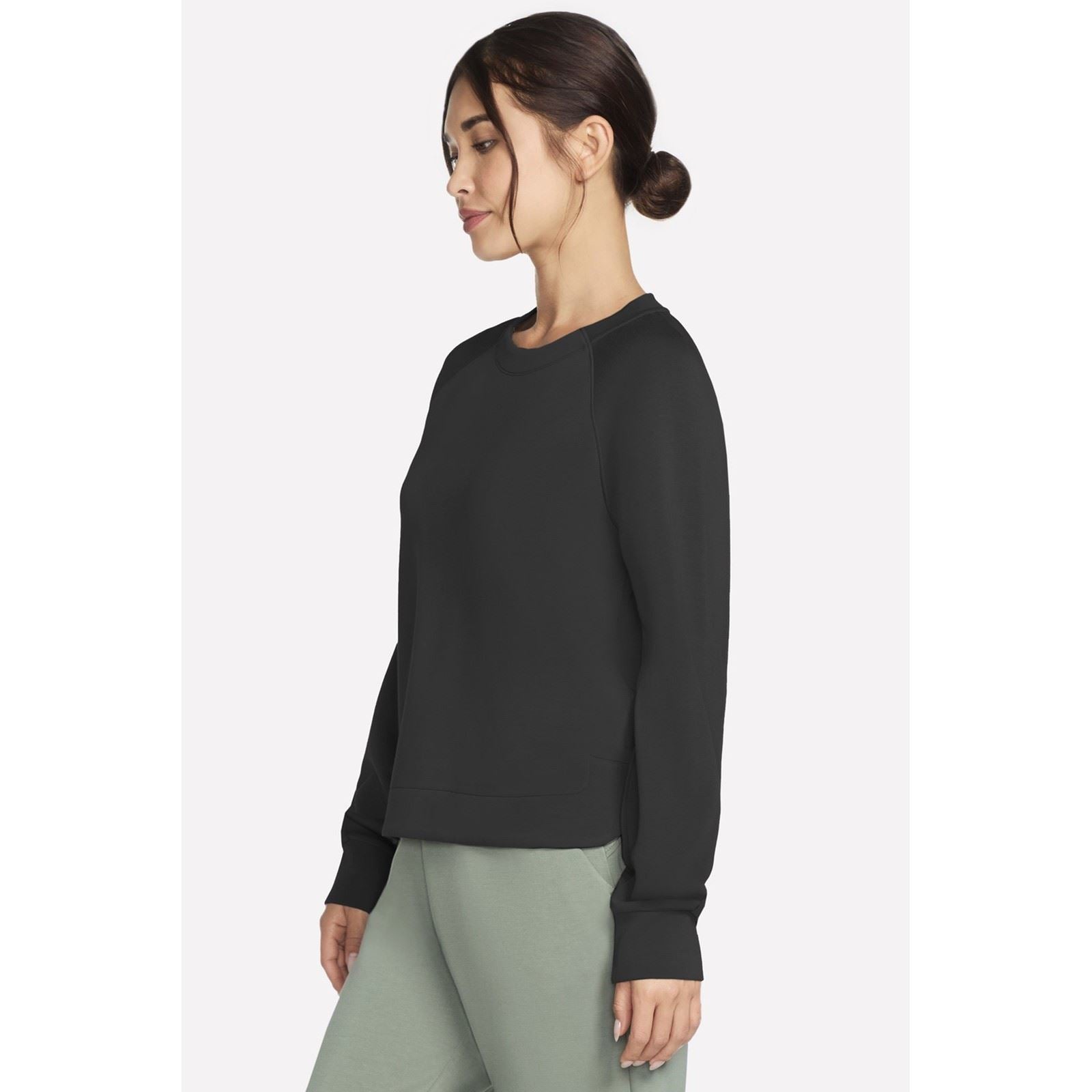Skechers Performance Skechluxe Elevate Crewneck Sweat-Shirt Noir Pour Femme