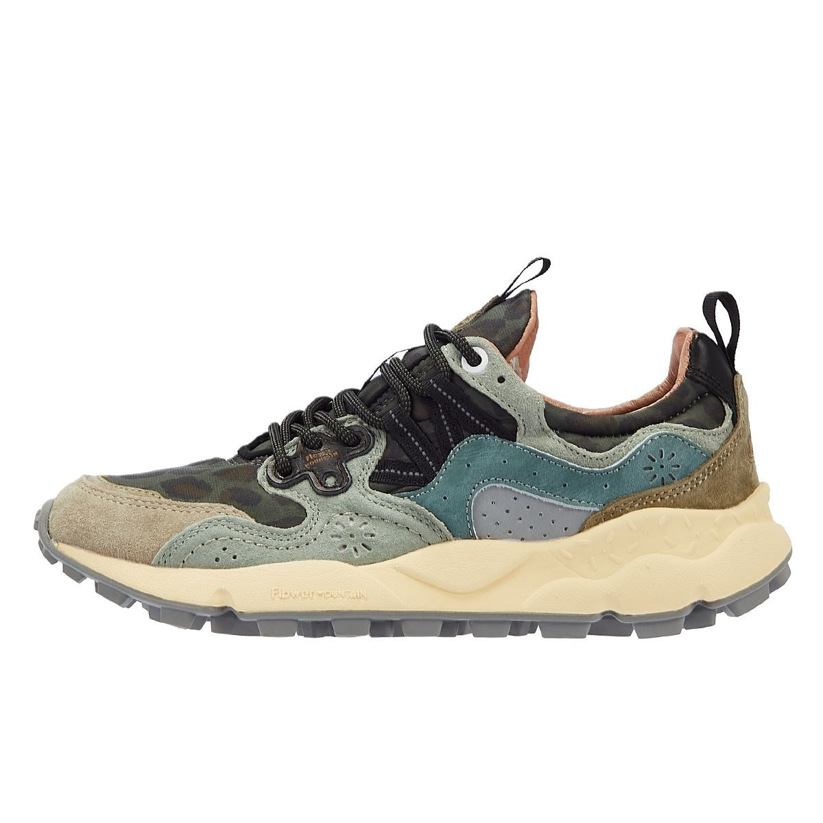 Flower Mountain Yamano 3 Baskets En Daim Noir/Gris