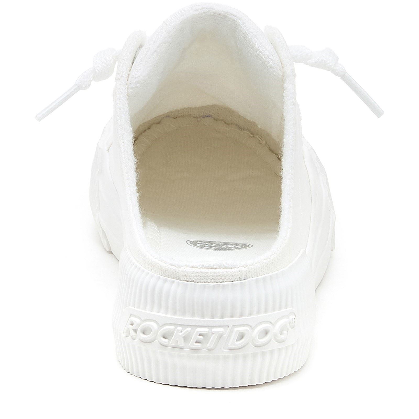 Rocket Dog Cheery Mule Canvas Mules Blanches En Textile Pour Femmes