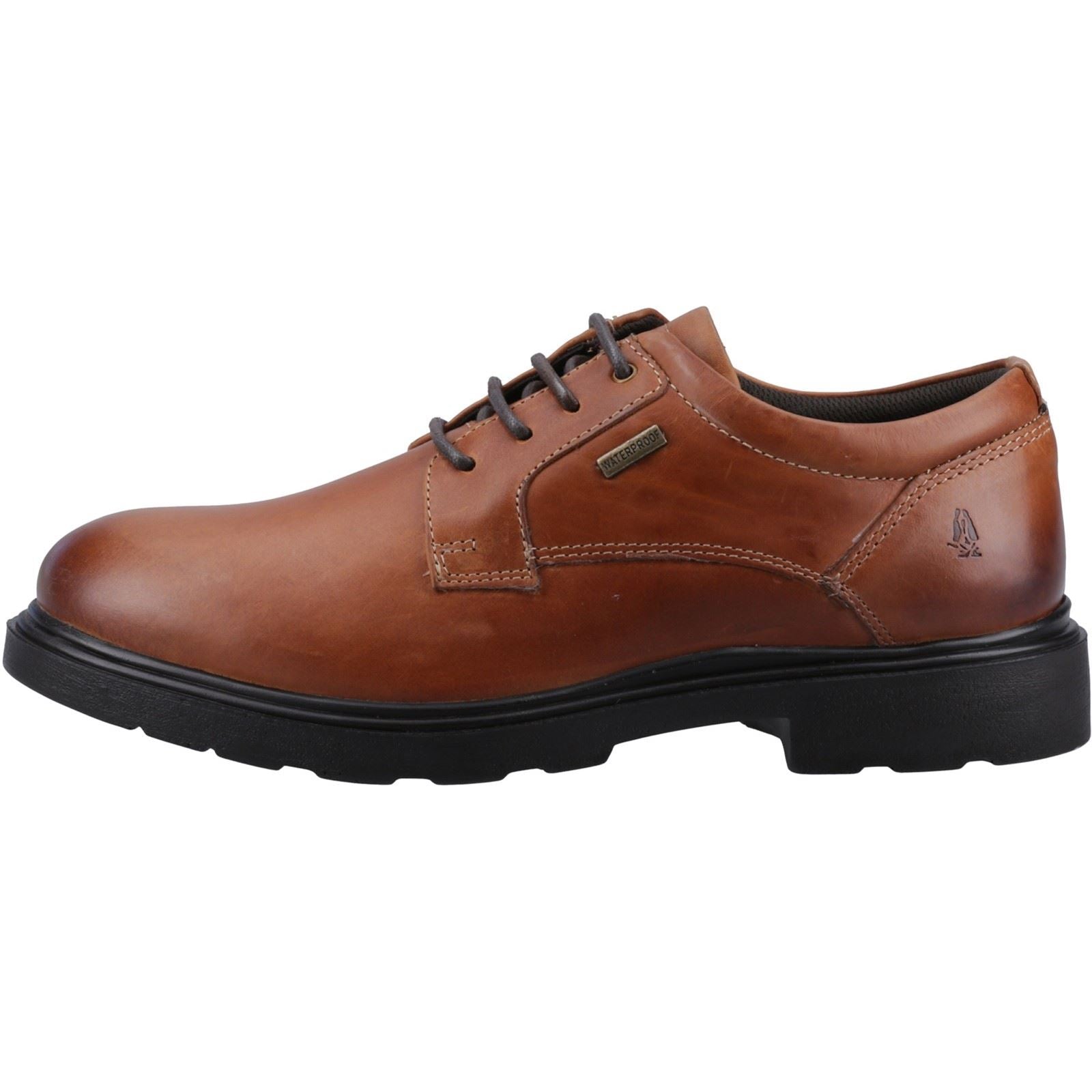 Hush Puppies Pearce Chaussures En Cuir Pour Homme À Lacets De Couleur Beige