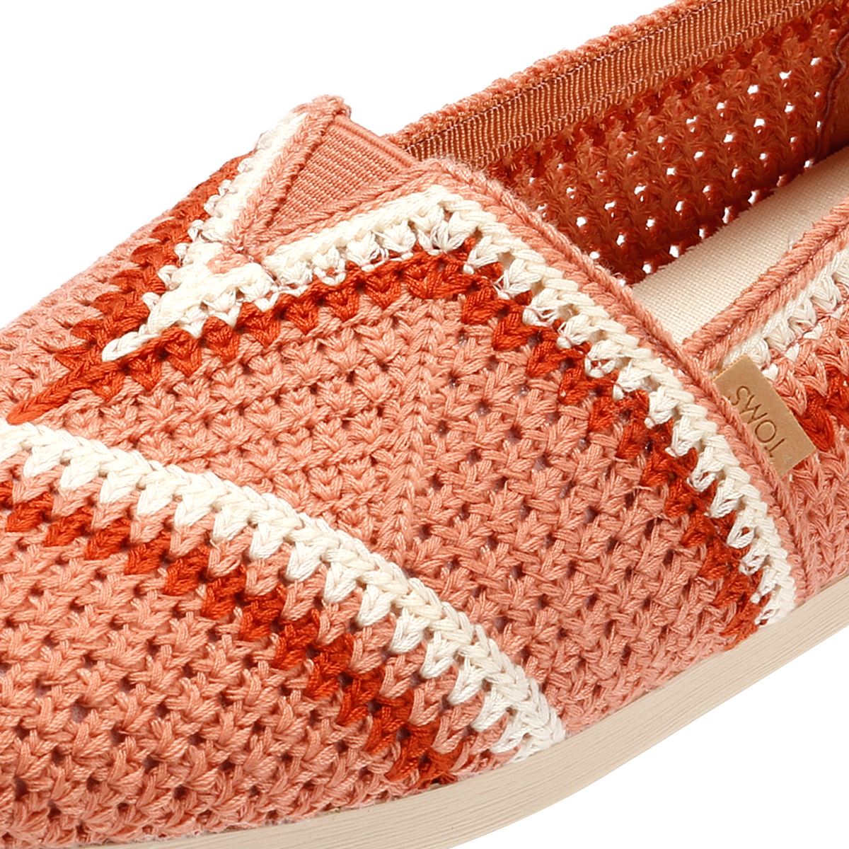 TOMS Alpargata Classic Espadrilles Roses En Coton Pour Femmes