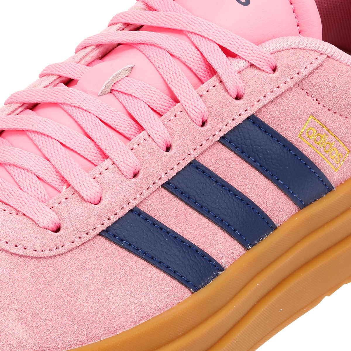 Adidas VL Court Bold Baskets Roses En Cuir Pour Femmes