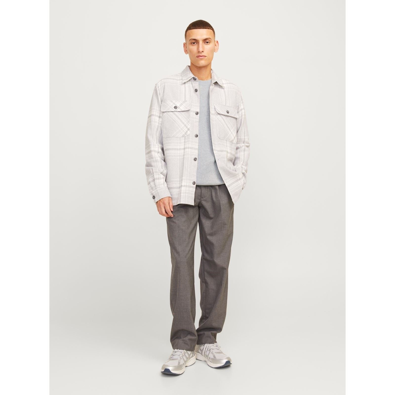 Jack & Jones Milano Stitch Sweatshirt En Coton Pour Homme Gris