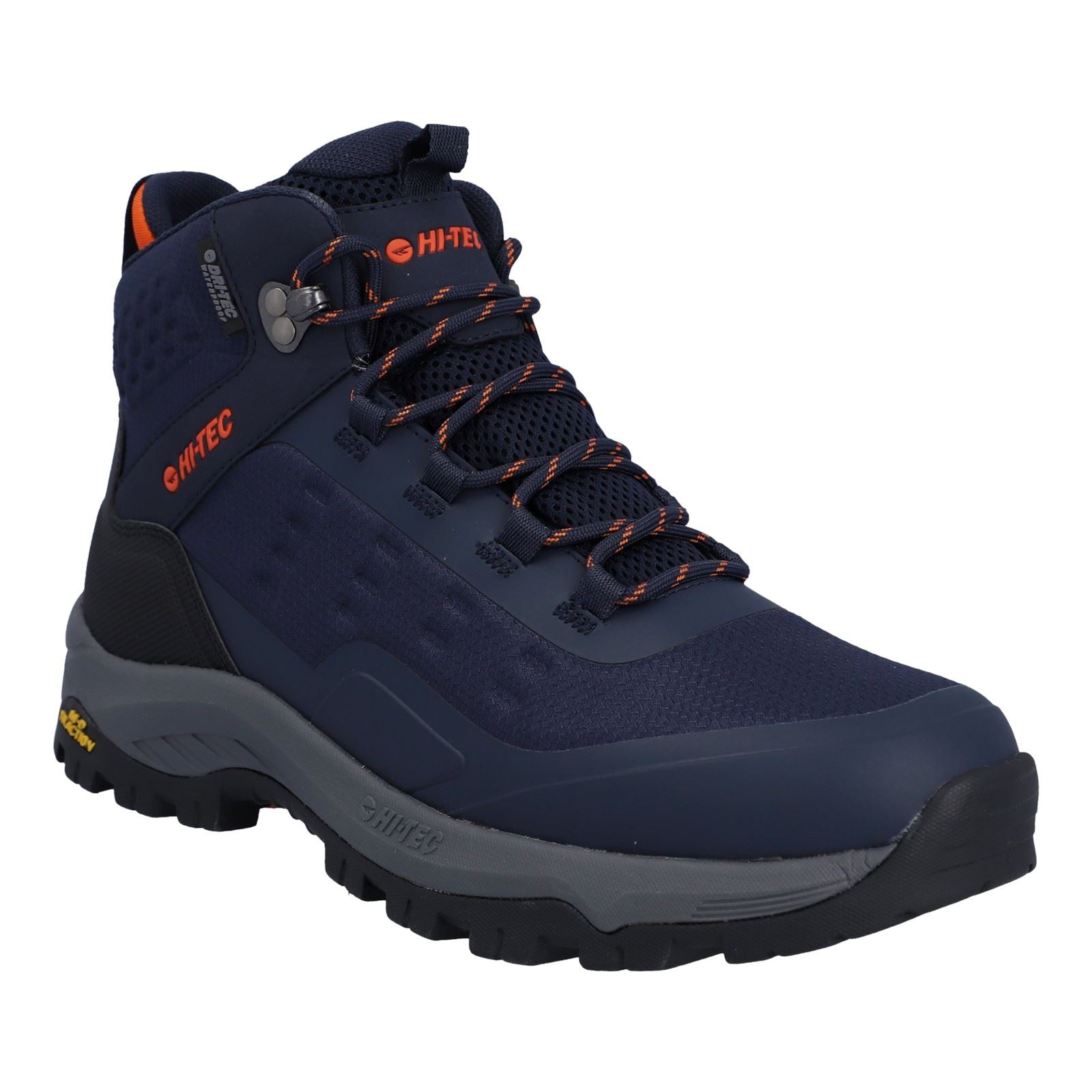 Hi-Tec Storm Expedition Sport Bottes De Randonnée Homme En Polyuréthane Bleu Marine/orange