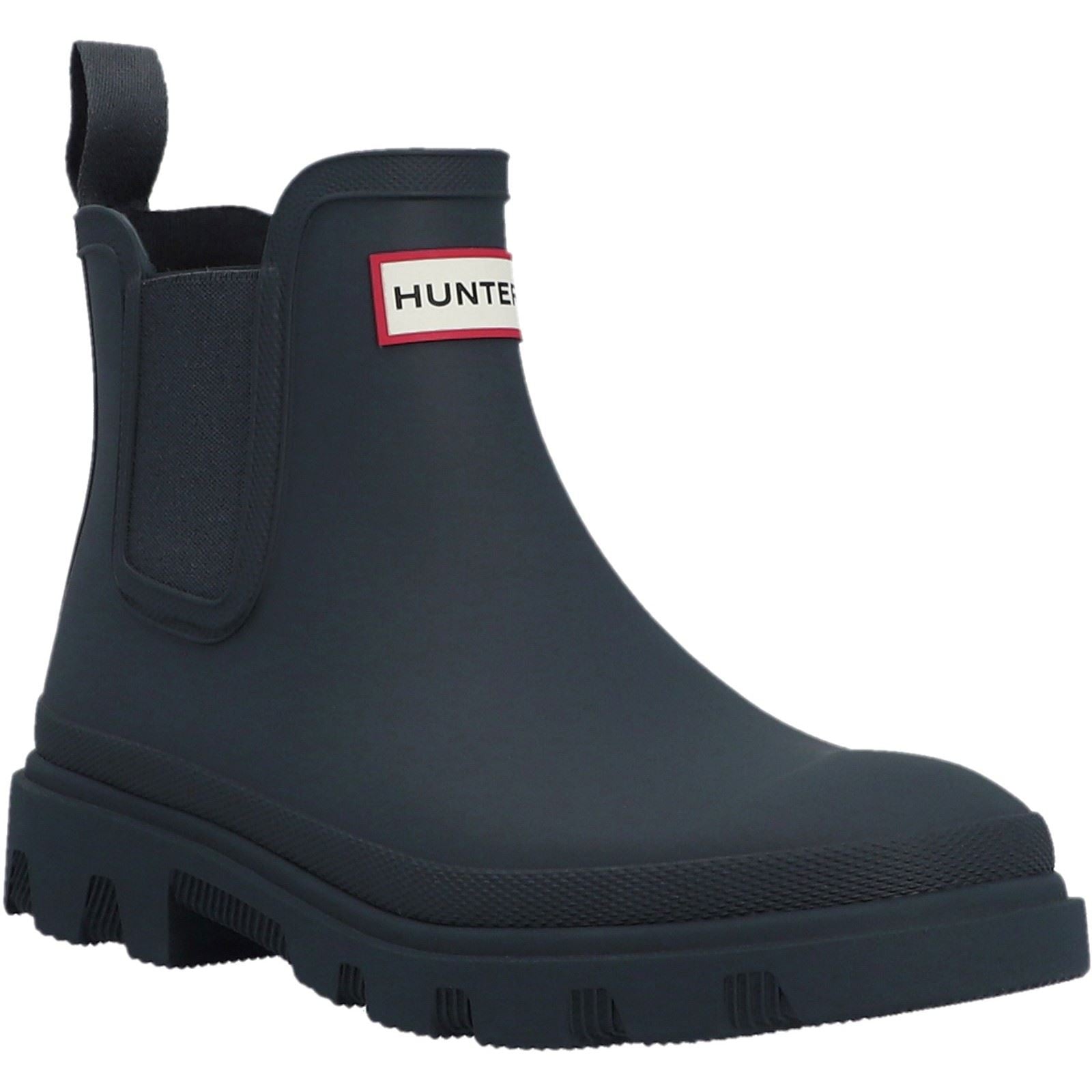 Hunter Downpour Chelsea Bottes En Caoutchouc Pour Hommes Modèle Navy