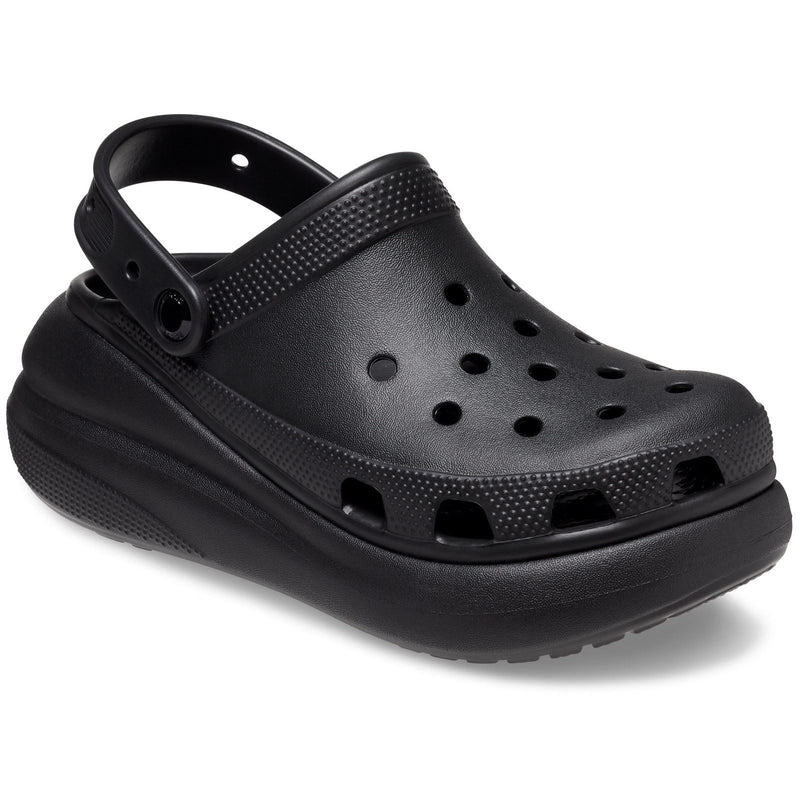 Crocs Classic Crush Les sabots noirs pour femmes Eva