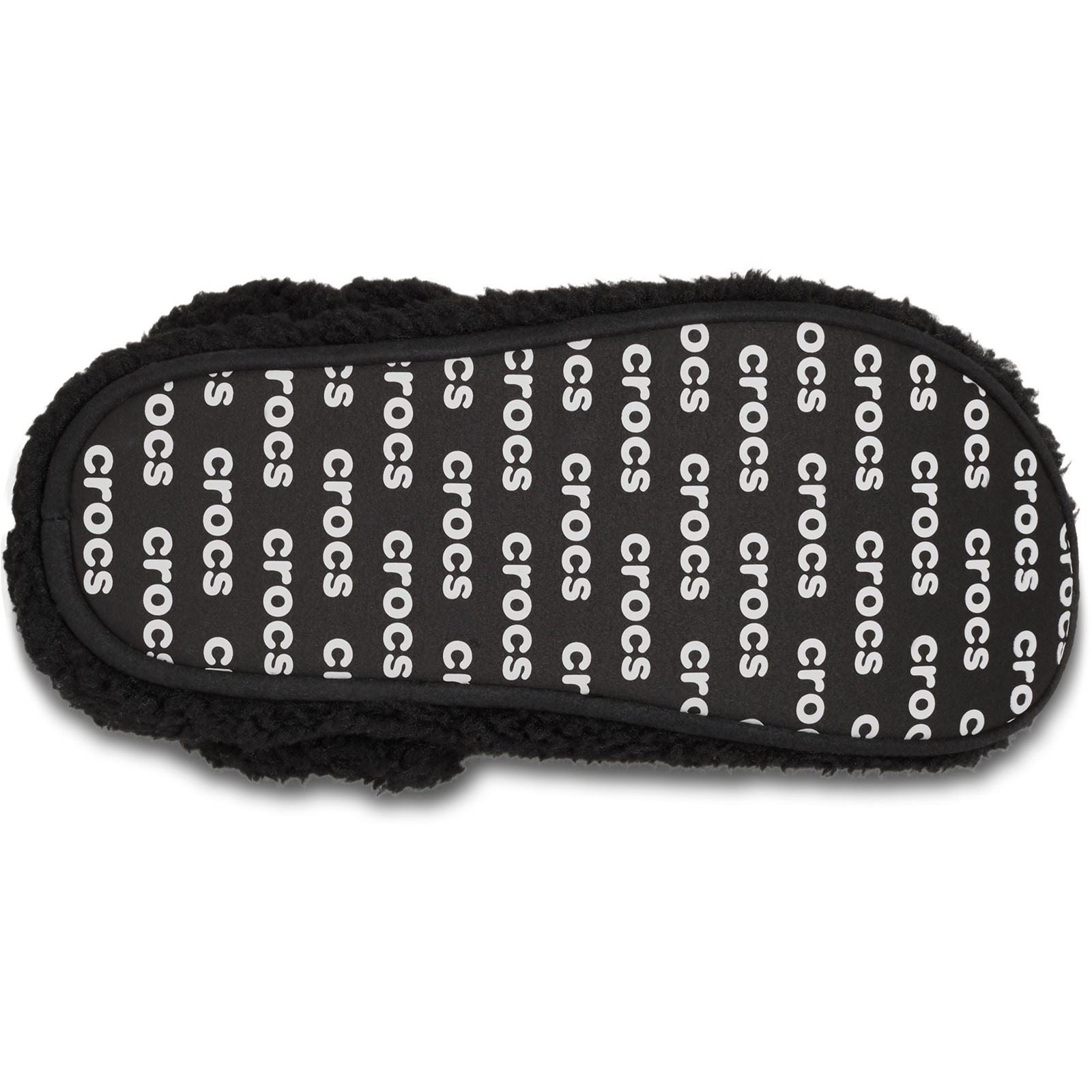 Crocs Classic Cozzzy Slipper Chaussons Noirs Pour Femmes En Polyester
