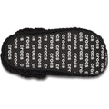 Crocs Classic Cozzzy Slipper Chaussons Noirs Pour Femmes En Polyester
