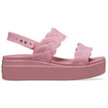 Crocs Brooklyn Woven Sandales Rosette Pour Femme En Thermoplastique