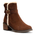 TOMS Hailey Buckle Bottes Brunes Pour Femmes En Suede