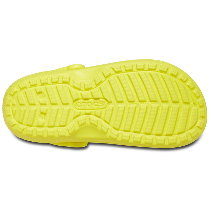 Crocs Classic Lined Clog Sabots en thermoplastique jaune cyber