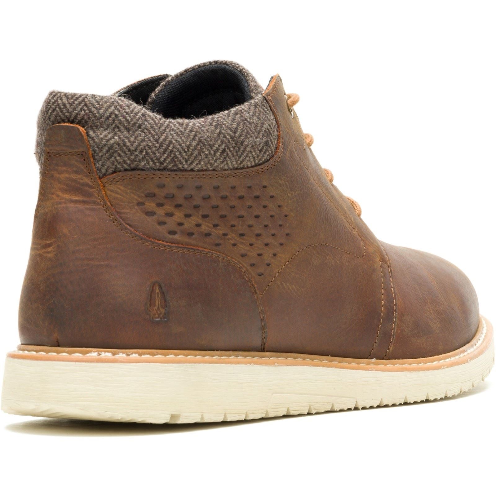Hush Puppies Jenson Chaussures De Cheville Pour Homme En Cuir Beige