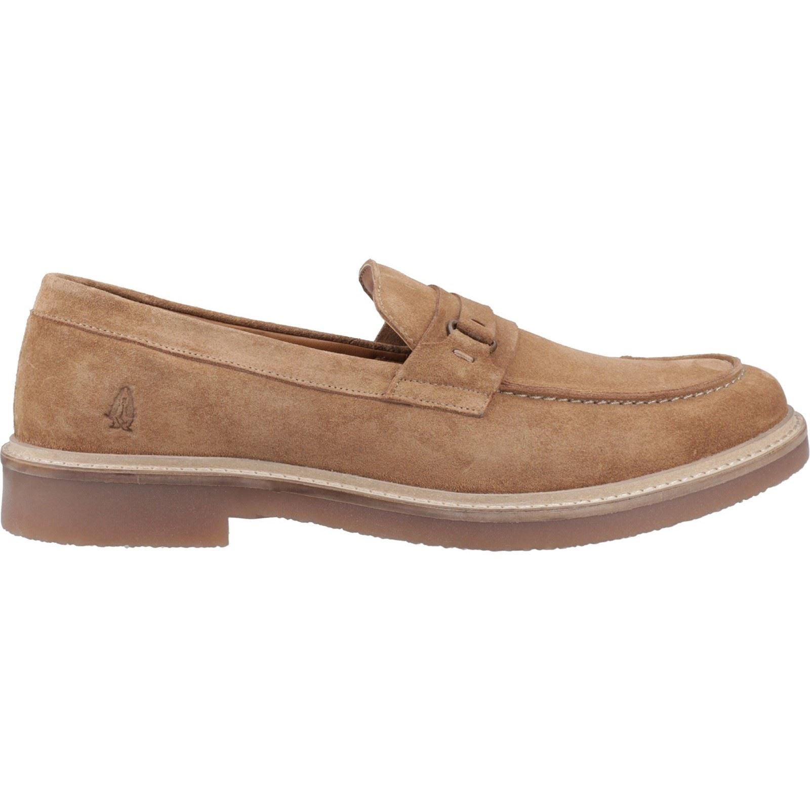 Hush Puppies Gryffin Mocassins Pour Hommes En Cuir Couleur Fauve