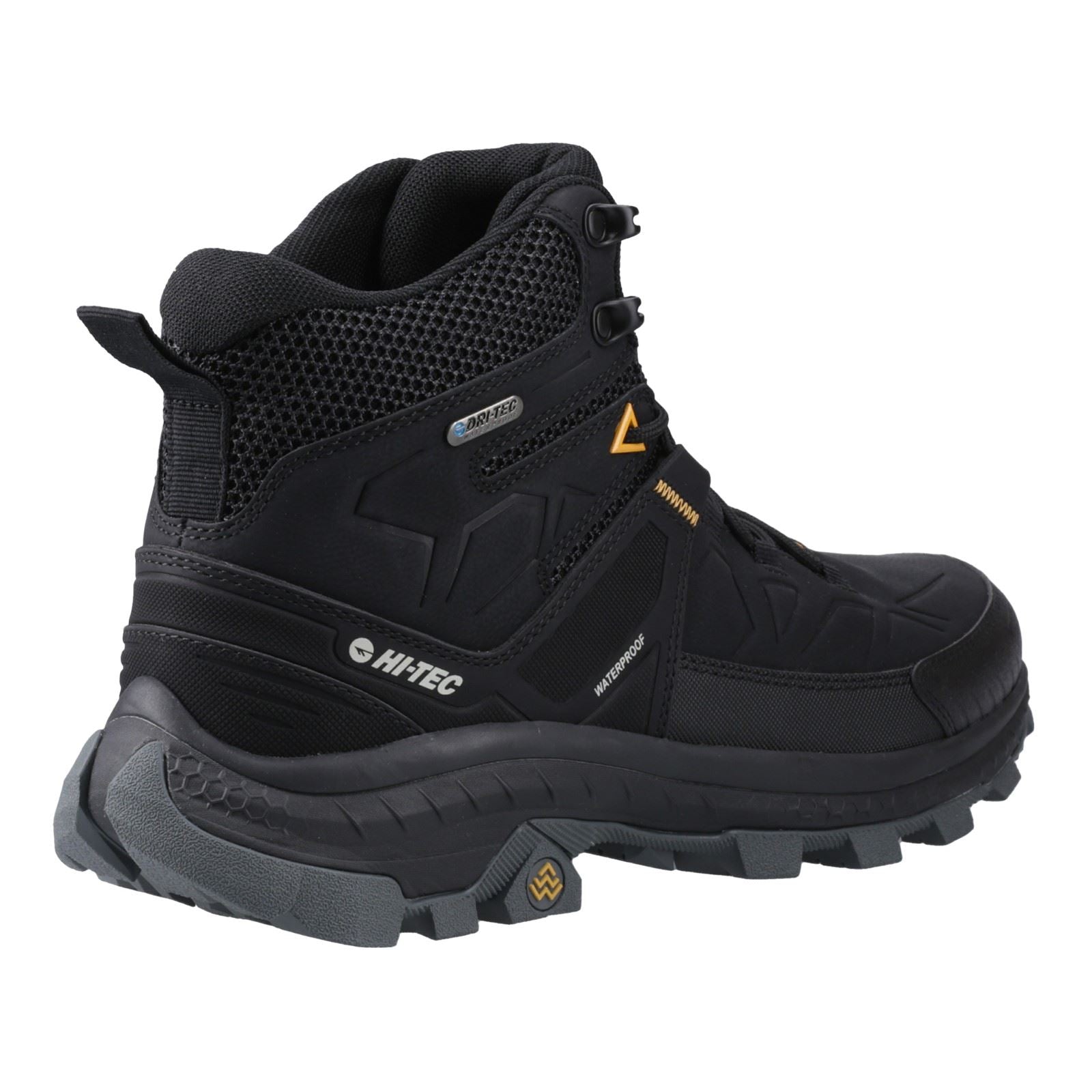Hi-Tec Rainier Chaussures De Randonnée Noires Pour Homme En Polyester