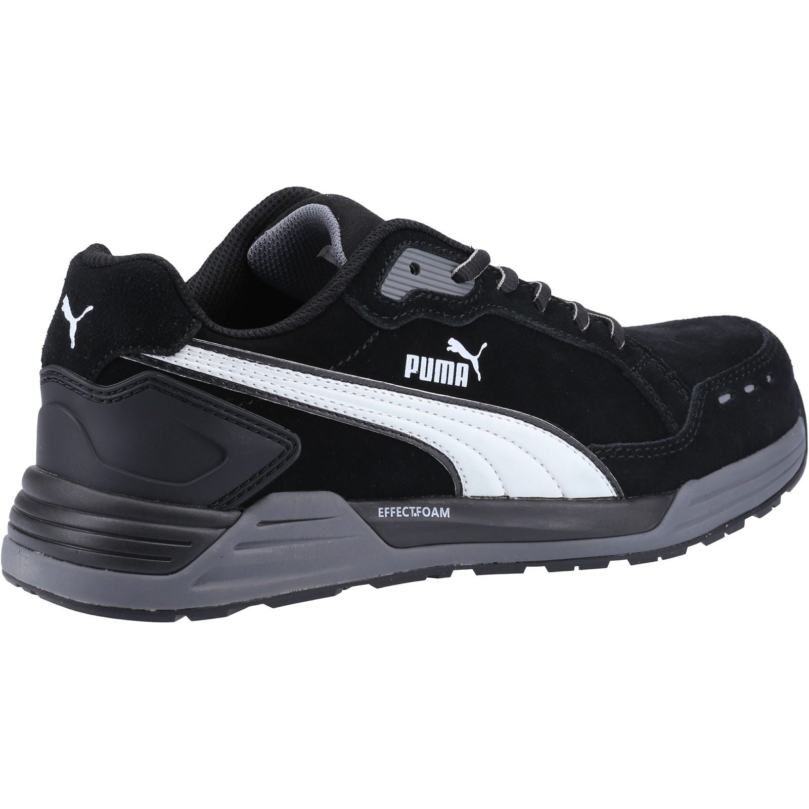 Puma Safety  Baskets De Sécurité En Daim Noir Airtwist Low S3