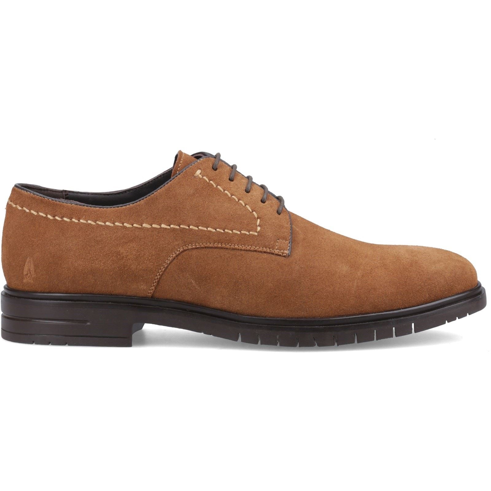 Hush Puppies Sterling Suede Chaussures En Cuir Pour Hommes À Lacets Tan