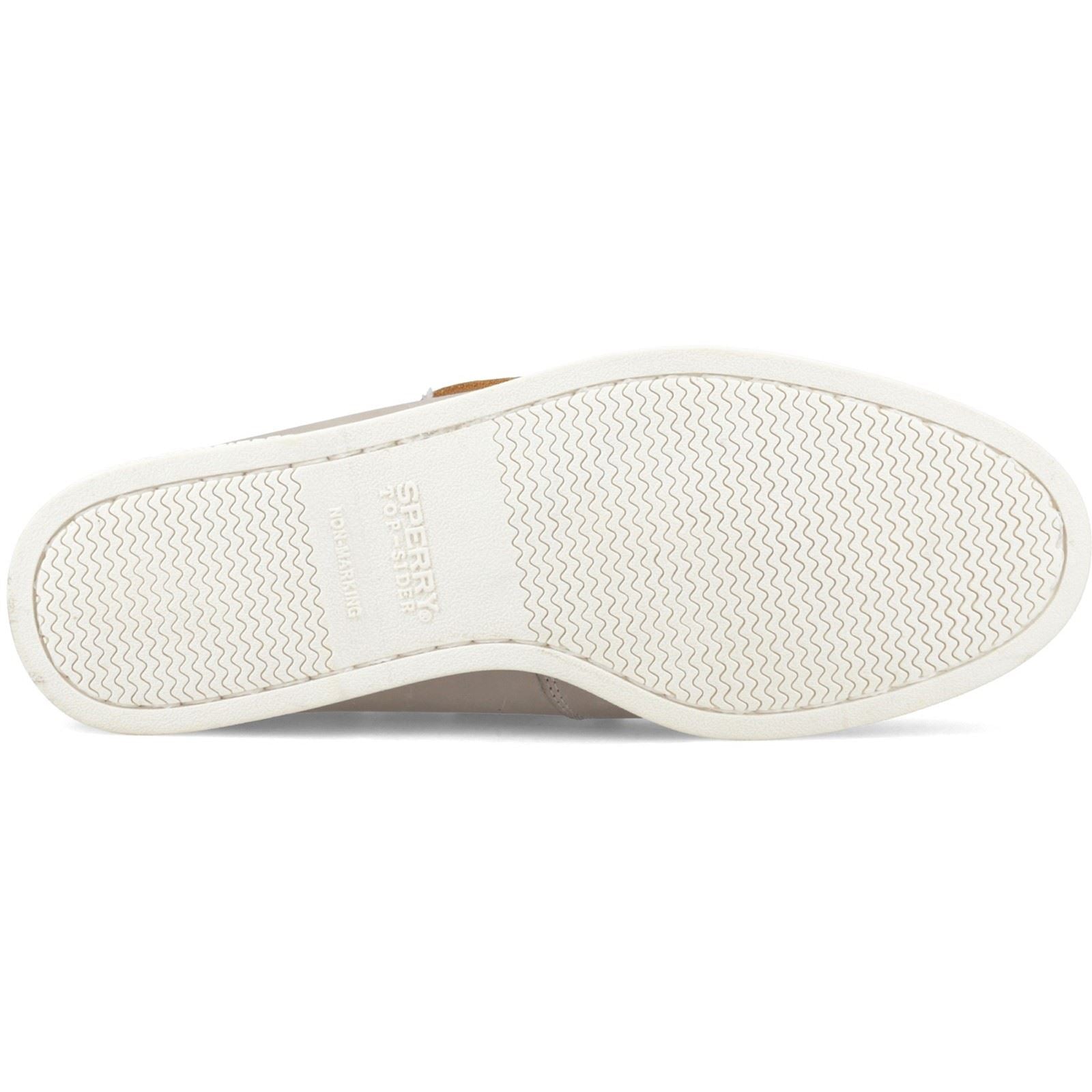Sperry Tacoma 2 Eye Boat Chaussures Bateau Pour Hommes En Cuir Grises