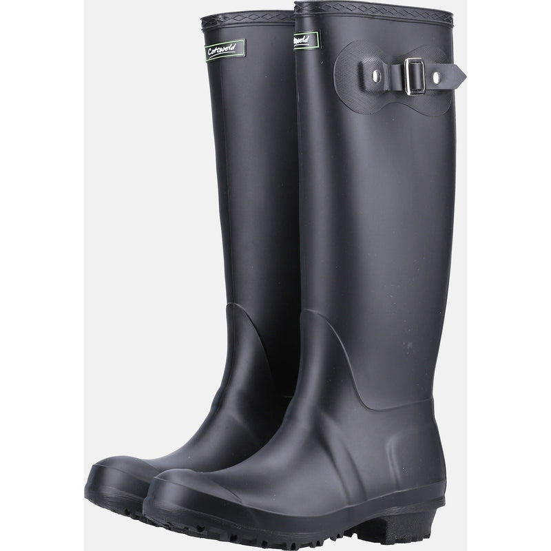 Cotswold Sandringham Bottes En Caoutchouc Noires En Pvc