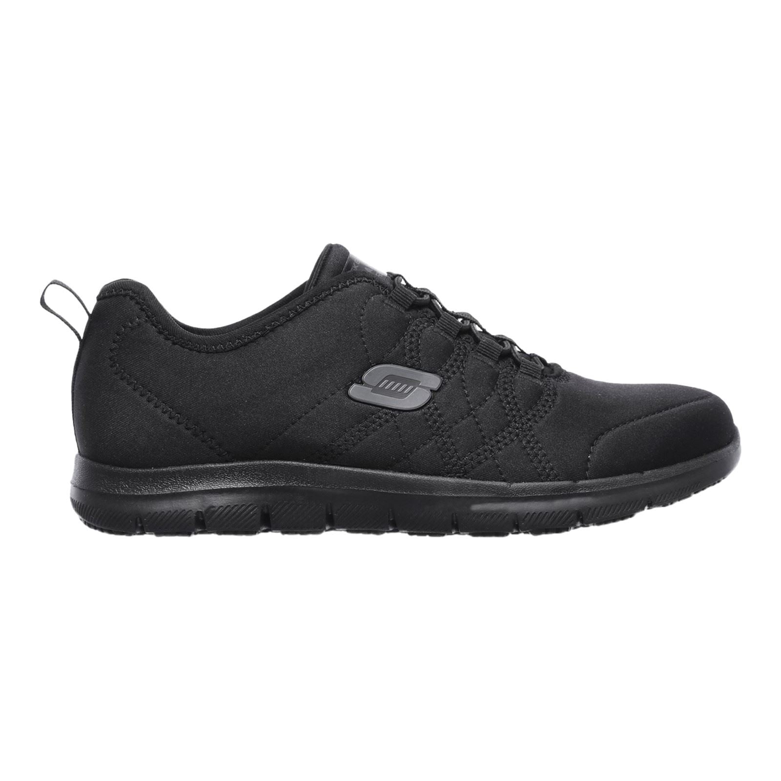 Skechers Workwear Ghenter Srelt Baskets De Sécurité Noires En Polyester Pour Femmes