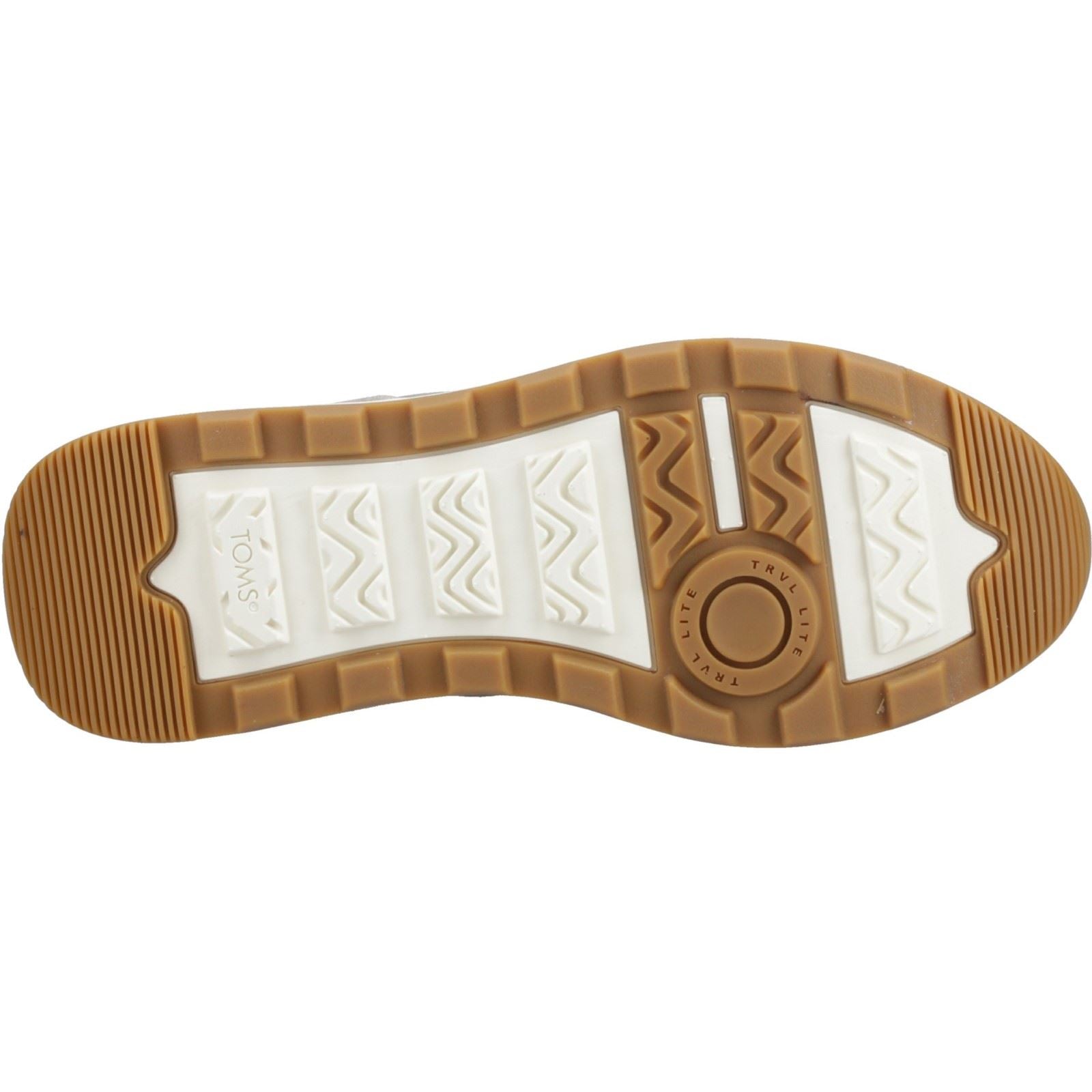 TOMS TRVL Lite Retro Baskets En Cuir Argentées Pour Femmes