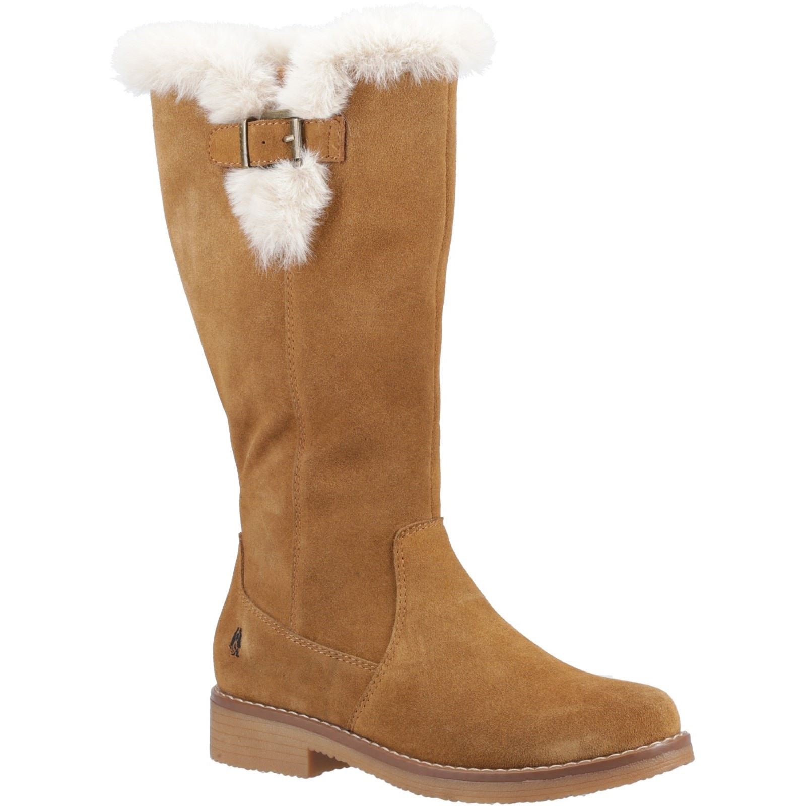 Hush Puppies Millie Bottes Brunes Pour Femmes En Suède