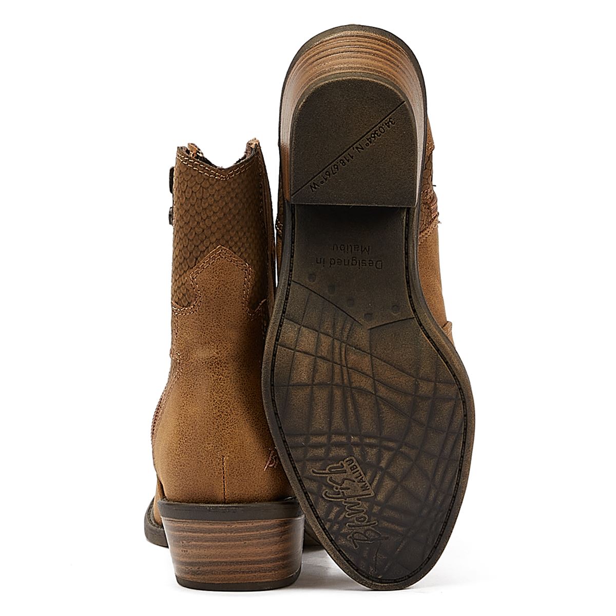 Blowfish Malibu Bottes De Couleur Rouille Pour Femmes