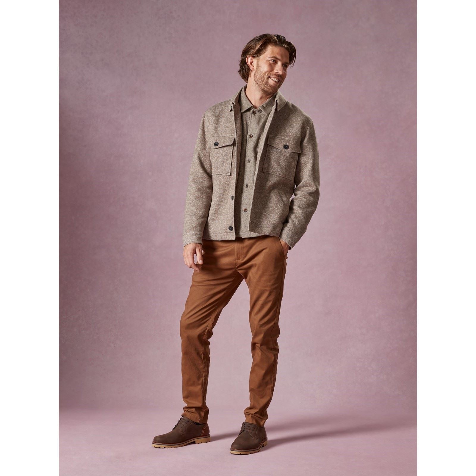 Hush Puppies Marcus Chaussures À Lacets Pour Hommes En Nubuck Marron