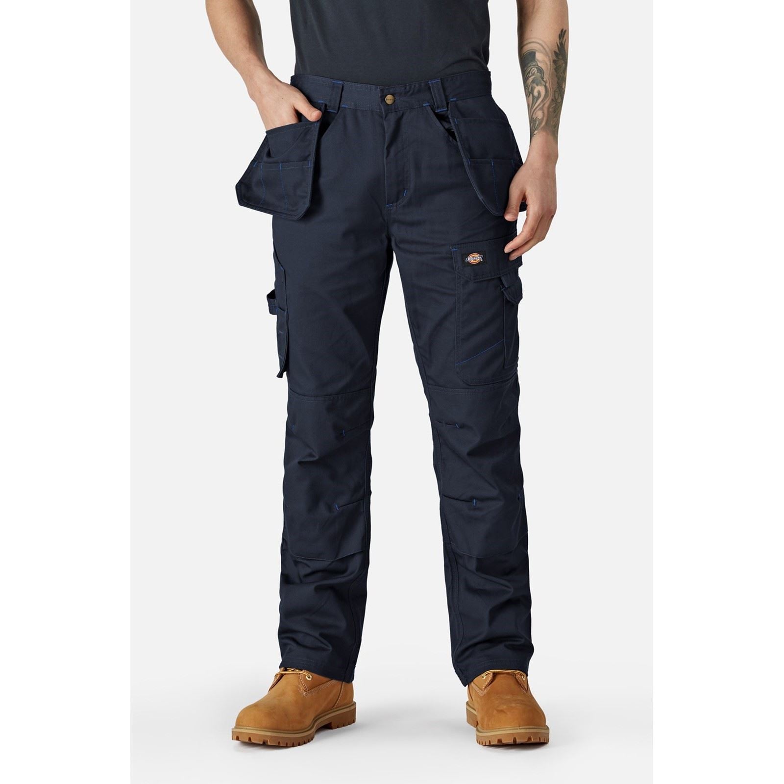 Dickies Redhawk Pro Pantalons De Plein Air En Polyester Pour Hommes Bleus