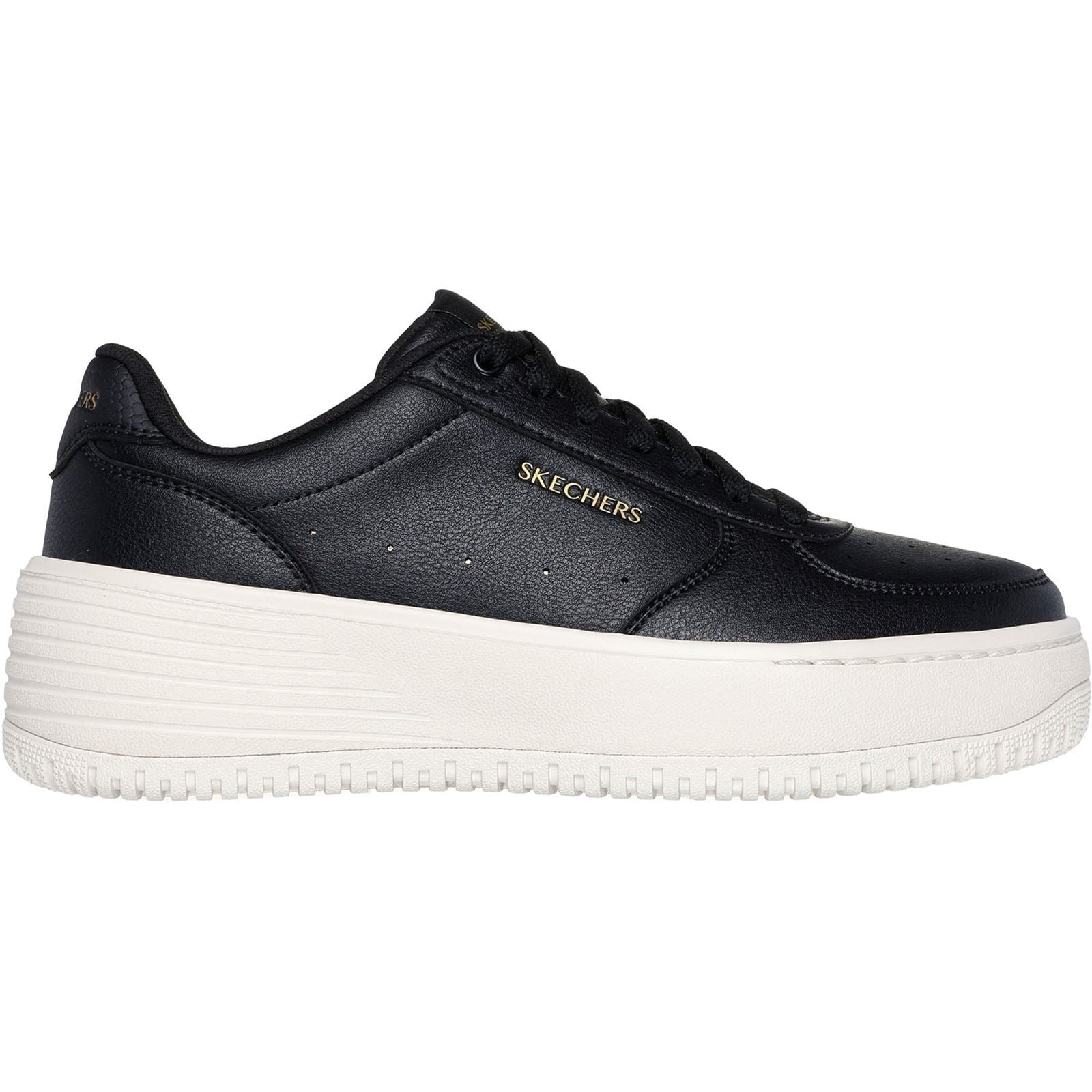 Skechers Grand 92 Be Lifted Baskets Noires Pour Femmes En Matière Synthétique