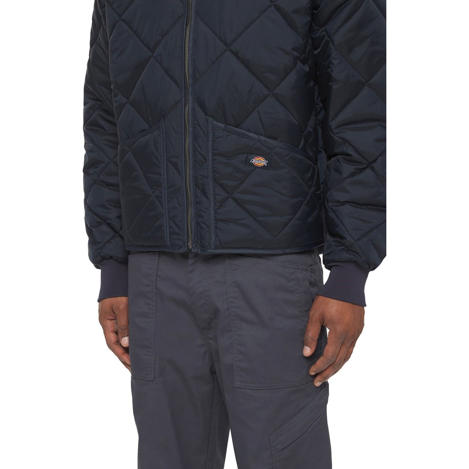 Dickies Diamond Veste Matelassée Bleue Pour Homme
