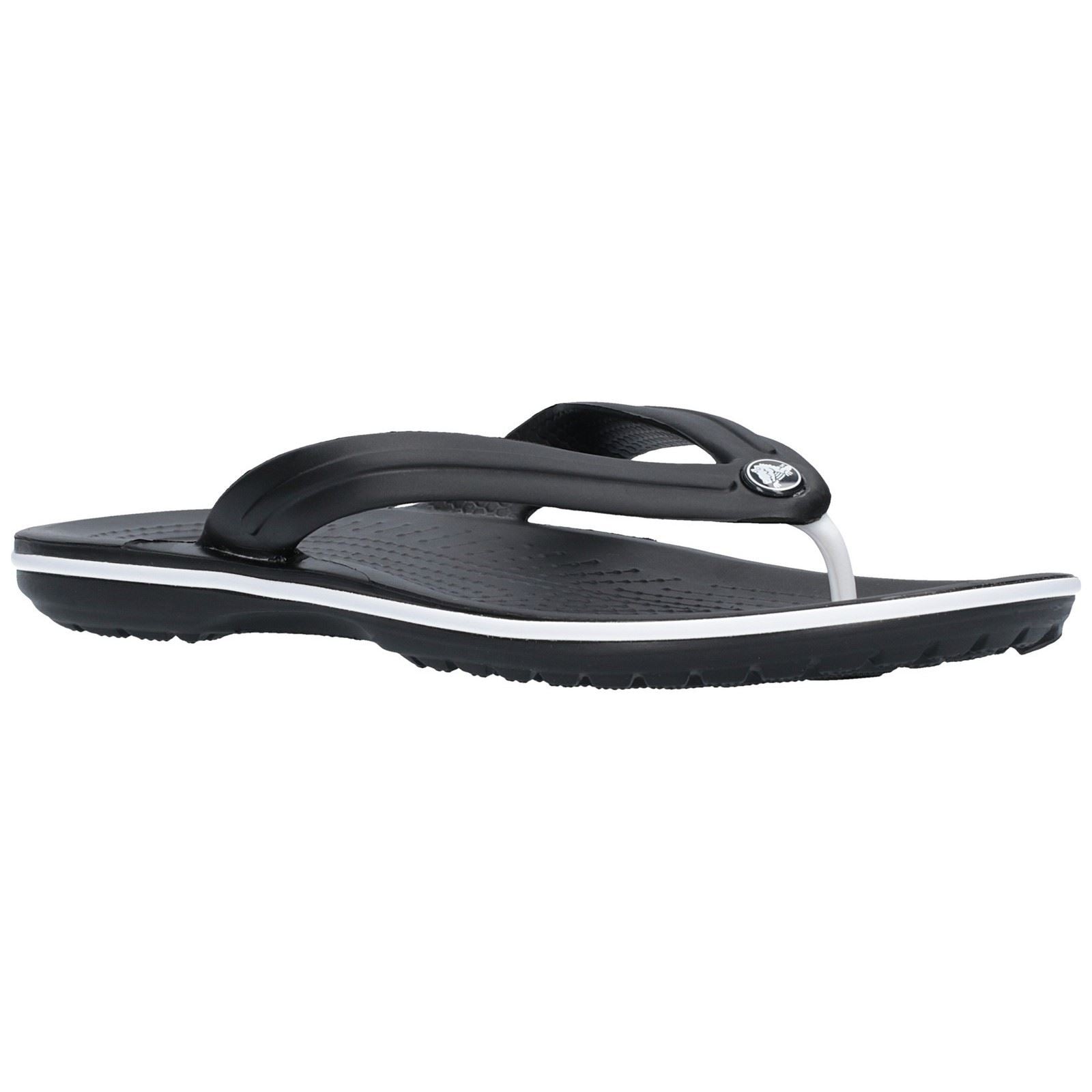 Crocs Crocband Flip croslite caoutchouc chaussons noirs