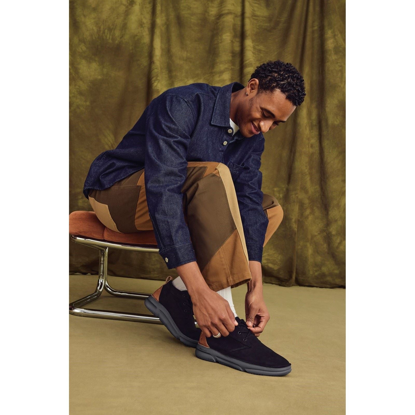 Hush Puppies Baylor Bottes En Cuir Noires Pour Hommes