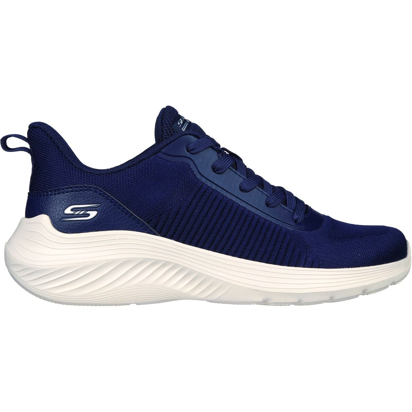 Skechers Bobs Squad Waves Sneakers En Toile Pour Femmes De Couleur Marine