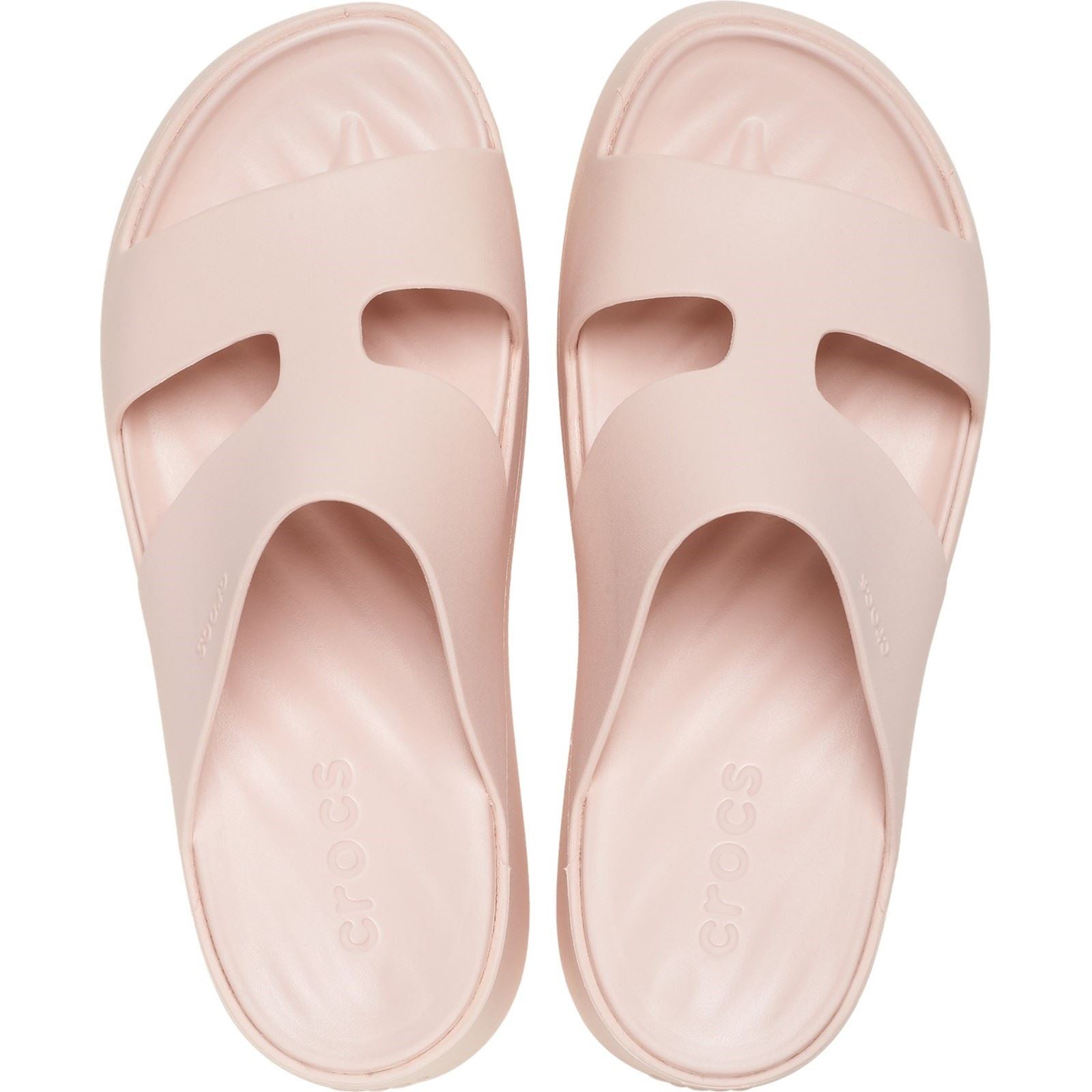 Crocs Getaway Platform H-Strap Sandales En Quartz À Quartz Pour Femme En Thermoplastique
